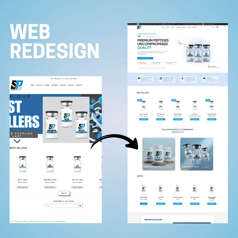 Premium Peptide Store Optimization
